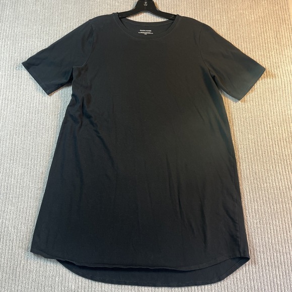 Eileen Fisher Dresses & Skirts - Eileen Fisher T Shirt Dress Women's M Black Stretch‎ Minimalist Capsule Basic